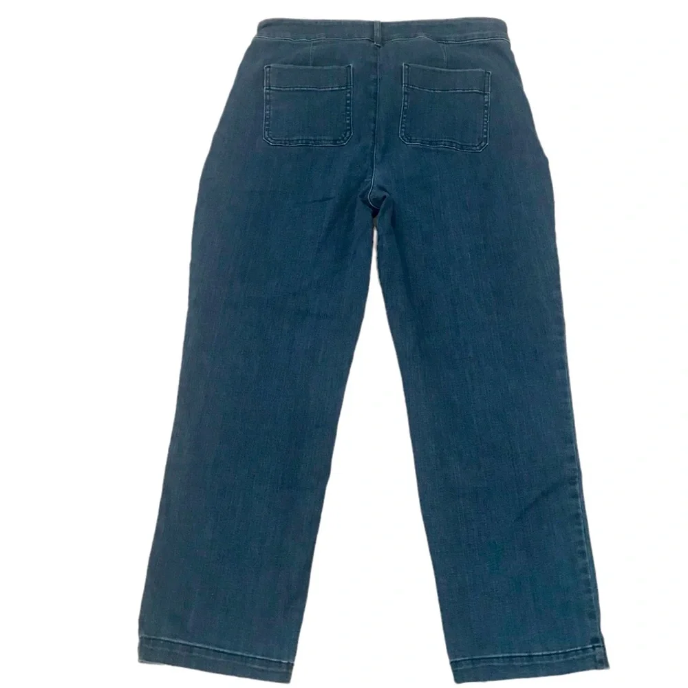 NYDJ Womens MDNMMA2558 Straight Ankle Chino Jeans - Blue - Picture 4 of 9